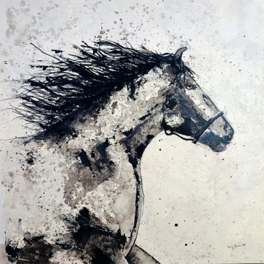 Peça de arte abstrata